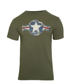 Rothco Vintage Army Air Corps T-Shirt - Olive Drab