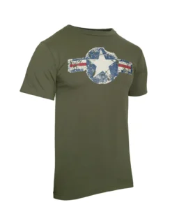 Rothco Vintage Army Air Corps T-Shirt - Olive Drab