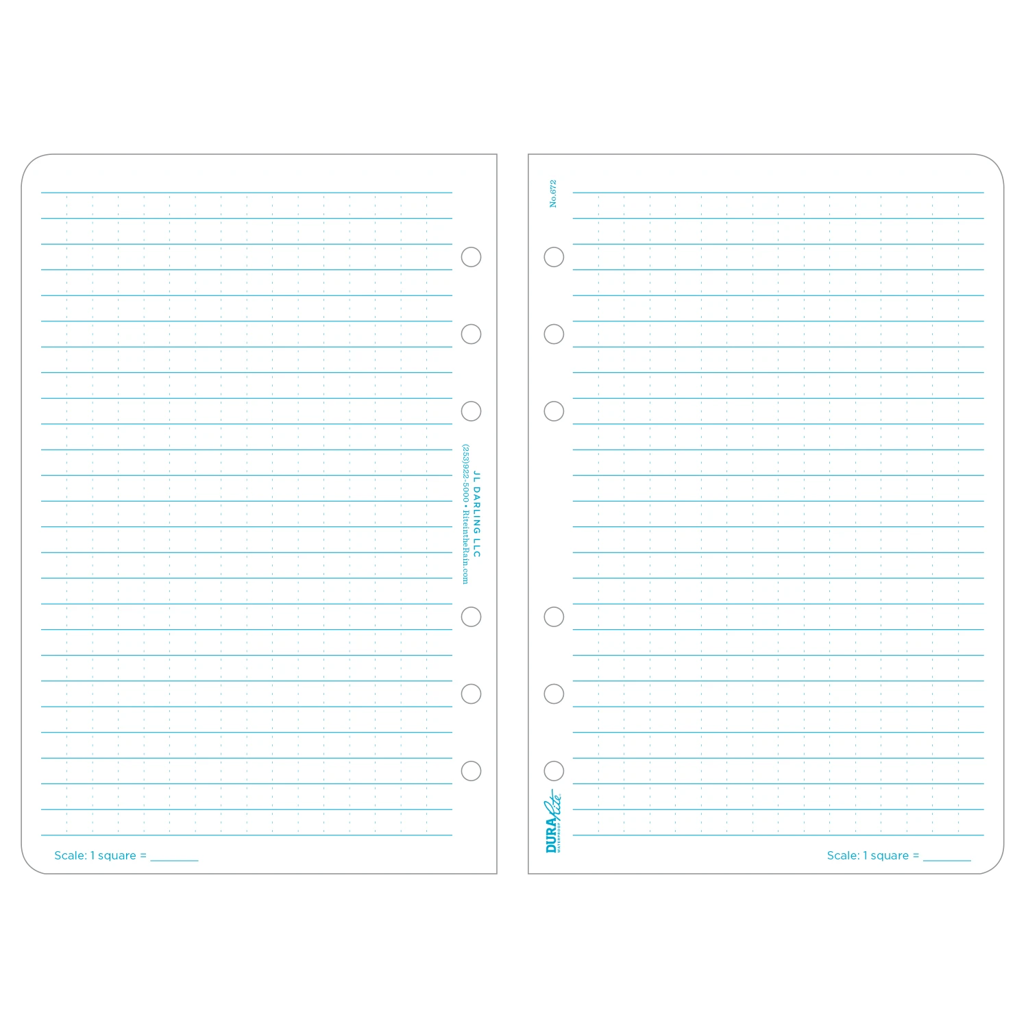 Rite In The Rain Waterproof (DURARITE) Loose Leaf Paper 2 Rite In The Rain Waterproof (DURARITE) Loose Leaf Paper