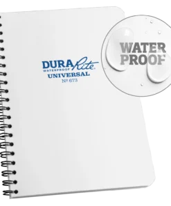 Waterproof Notebooks Rite In The Rain Waterproof (DURARITE) Side Spiral Notebook, 4.625 In. X 7 In.