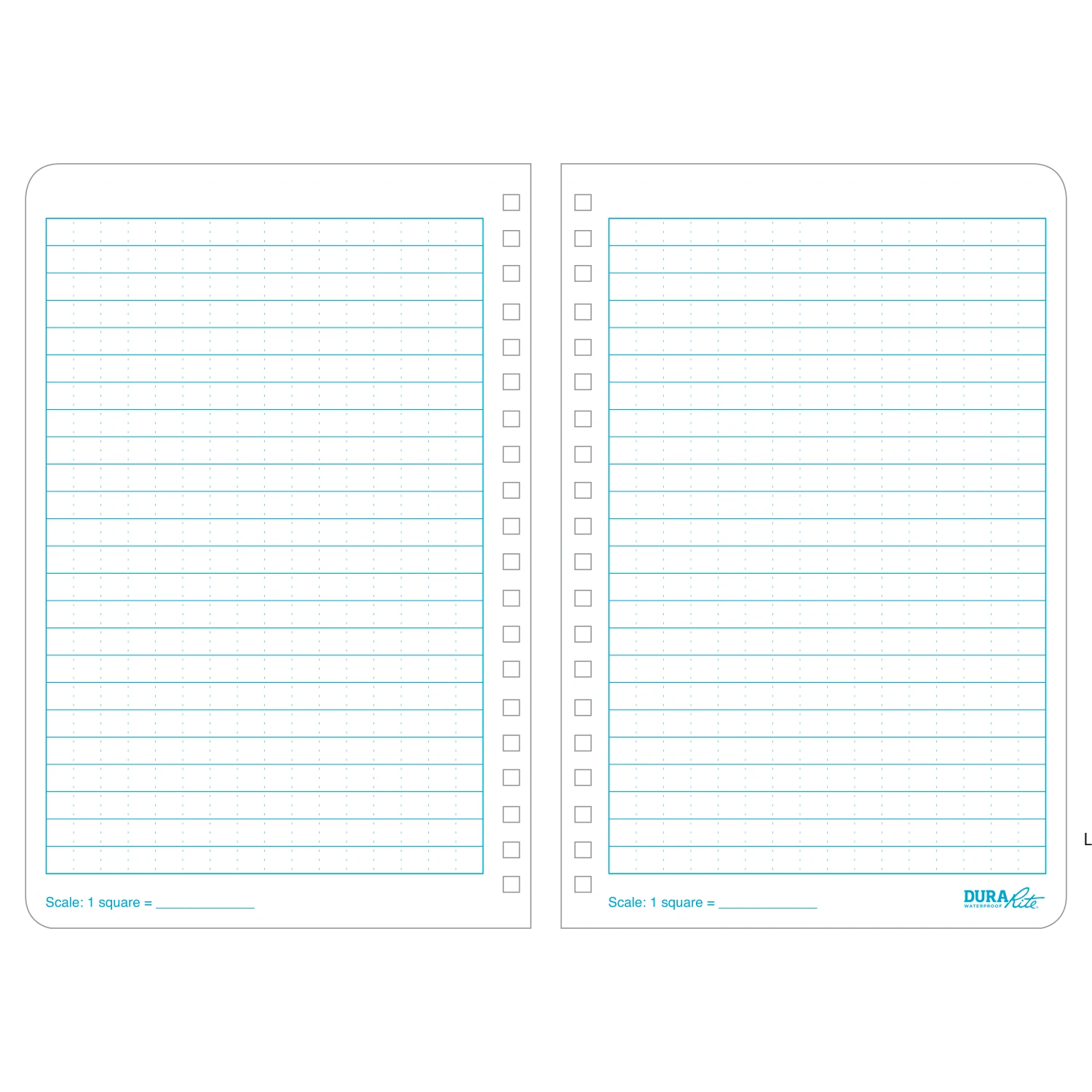 Waterproof Notebooks Rite In The Rain Waterproof (DURARITE) Side Spiral Notebook, 4.625 In. X 7 In. 2 Waterproof Notebooks Rite In The Rain Waterproof (DURARITE) Side Spiral Notebook, 4.625 In. X 7 In.