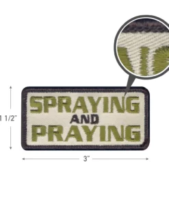 Rothco's Spraying And Praying Morale Patch