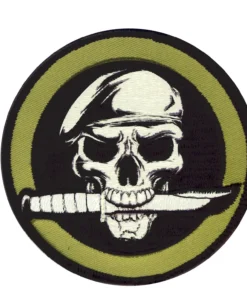Rothco Military Skull & Knife Morale Patch