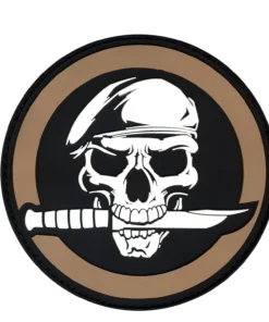 Rothco PVC Military Skull & Knife Morale Patch