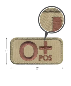 Rothco O Positive Blood Type Morale Patch