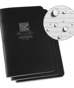 Rite In The Rain Weatherproof Stapled Notebook, 4.625 In. X 7 In. - 3 Pack 20 Rite In The Rain Weatherproof Stapled Notebook, 4.625 In. X 7 In. - 3 Pack