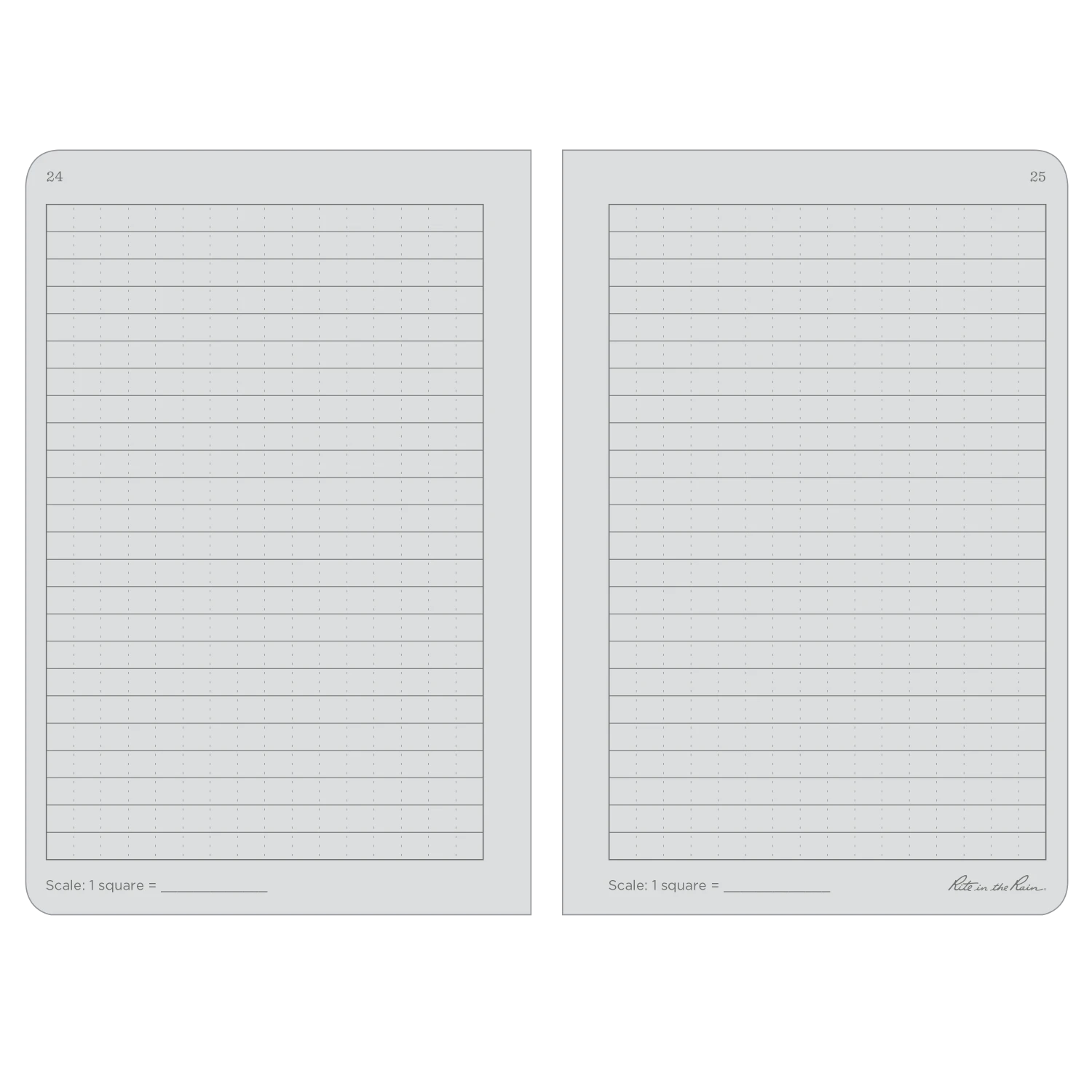 Rite In The Rain Weatherproof Stapled Notebook, 4.625 In. X 7 In. - 3 Pack 2 Rite In The Rain Weatherproof Stapled Notebook, 4.625 In. X 7 In. - 3 Pack