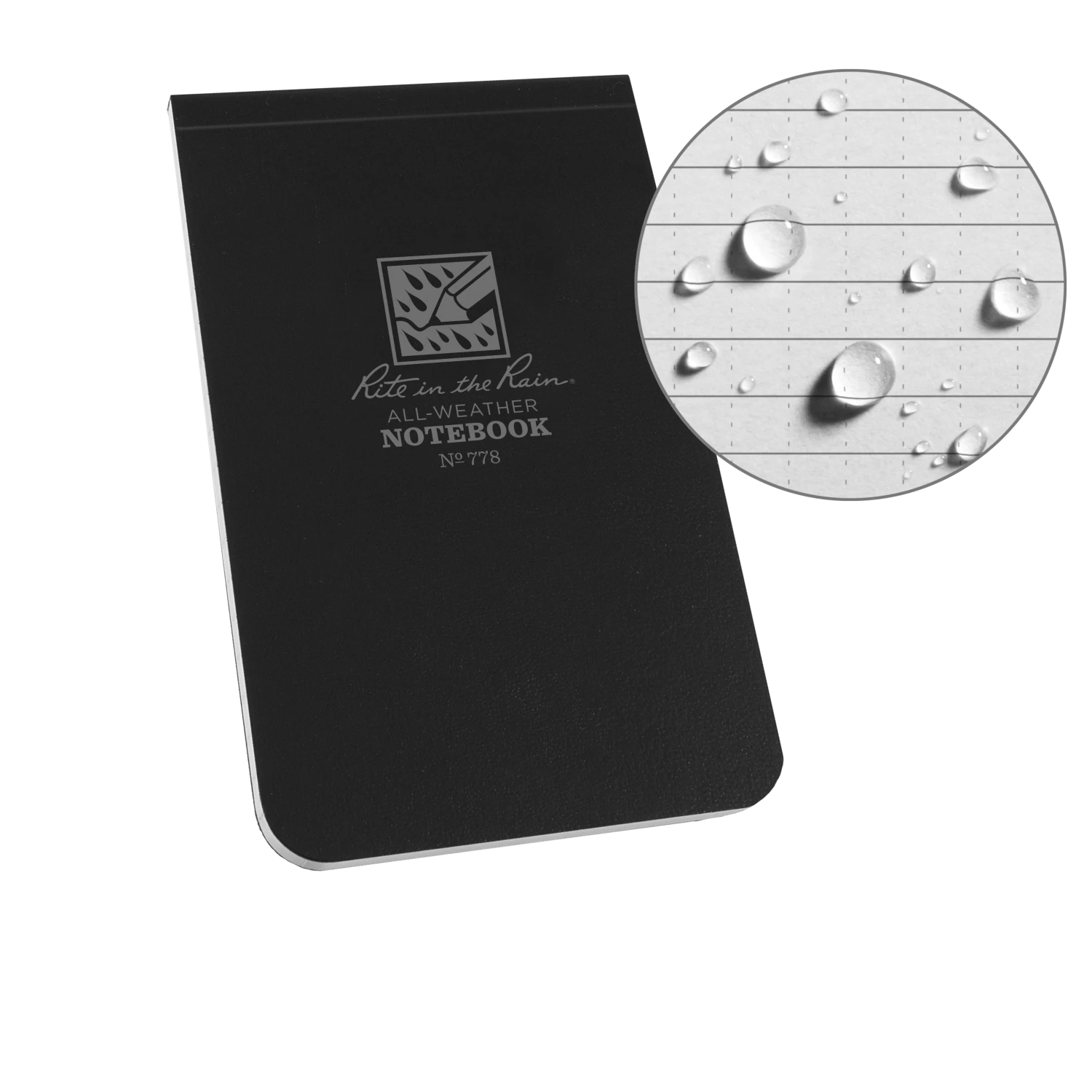 Waterproof Notebooks Rite In The Rain Weatherproof Top Bound Notebook, 3.25 In. X 5.25 In. 2 Waterproof Notebooks Rite In The Rain Weatherproof Top Bound Notebook, 3.25 In. X 5.25 In.