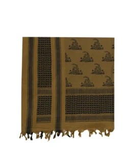 Rothco Gadsden Snake Shemagh Tactical Desert Scarf - One Size