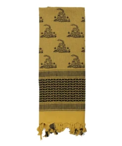 Rothco Gadsden Snake Shemagh Tactical Desert Scarf - One Size