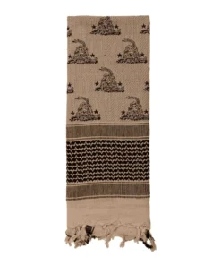 Rothco Gadsden Snake Shemagh Tactical Desert Scarf - One Size
