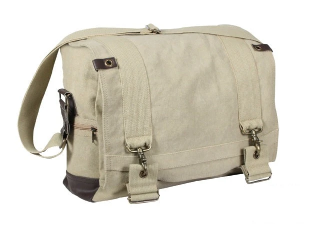 Rothco Vintage Canvas B-15 Pilot Messenger Bag 3 Rothco Vintage Canvas B-15 Pilot Messenger Bag