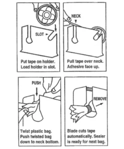 LEM POLY BAG TAPE MACHINE Food & Food Storage