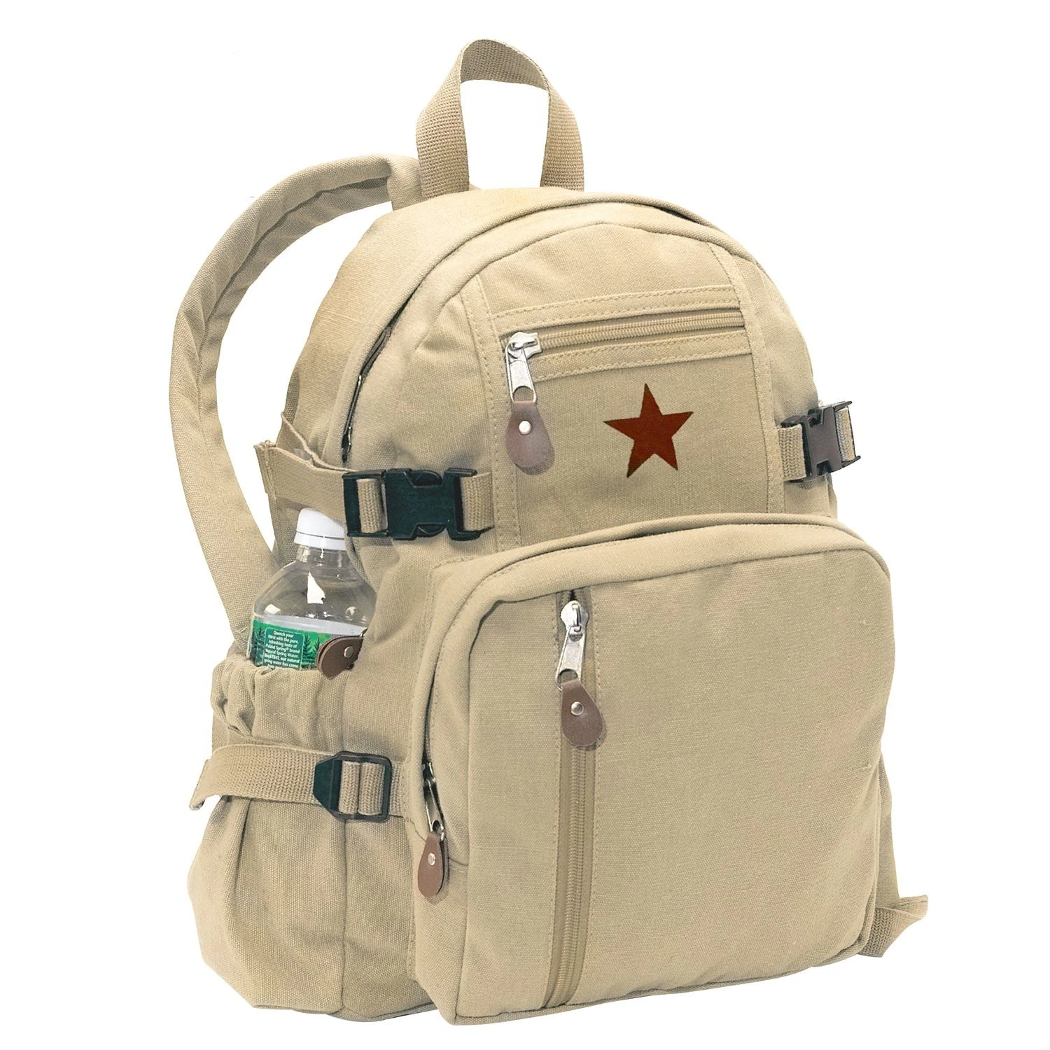 Rothco Vintage Canvas Compact Backpack Gear 1 Rothco Vintage Canvas Compact Backpack Gear
