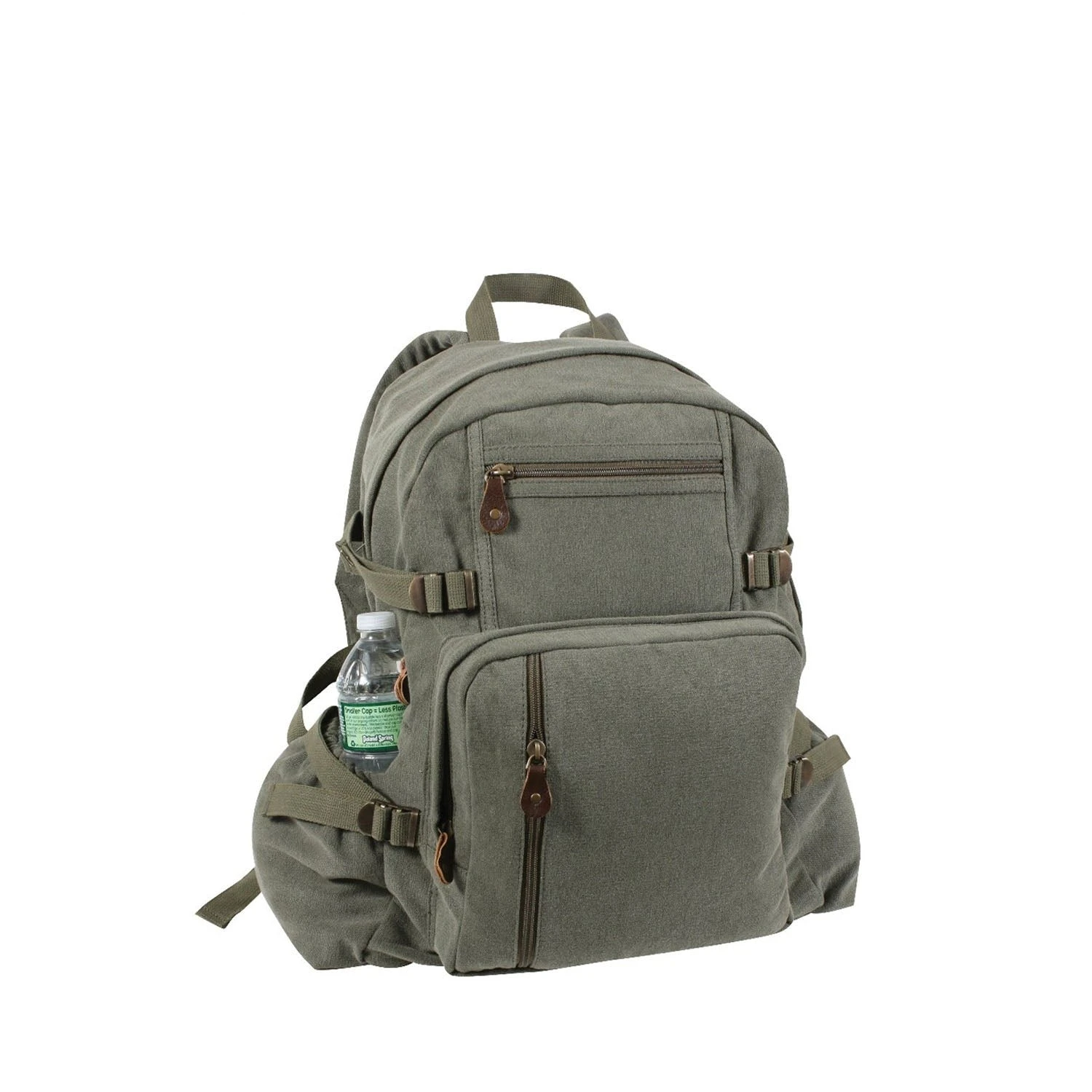 Gear Rothco Jumbo Vintage Canvas Backpack 3 Gear Rothco Jumbo Vintage Canvas Backpack
