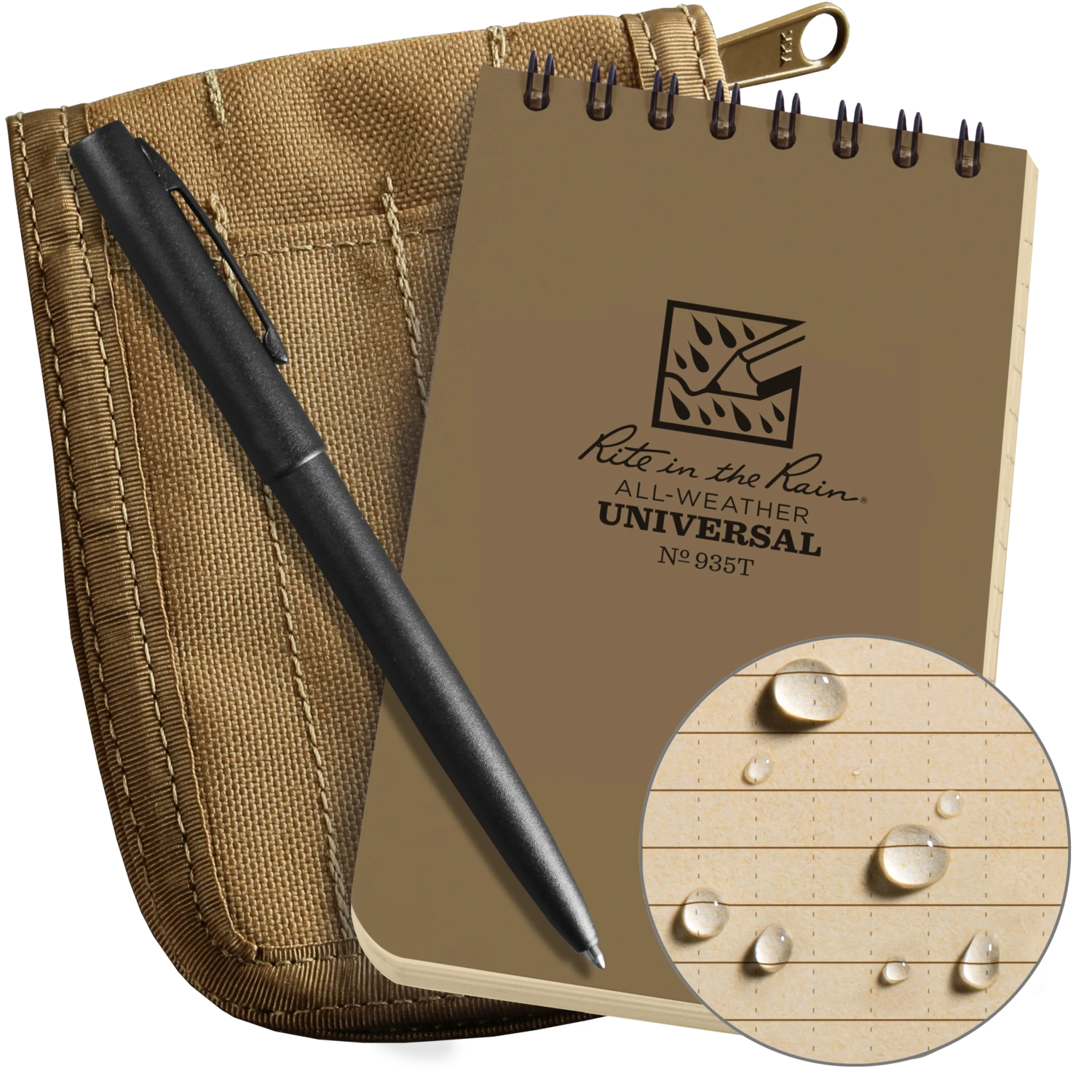 Rite In The Rain Weatherproof 3 In. X 5 In. Top Spiral Notebook Kit 4 Rite In The Rain Weatherproof 3 In. X 5 In. Top Spiral Notebook Kit