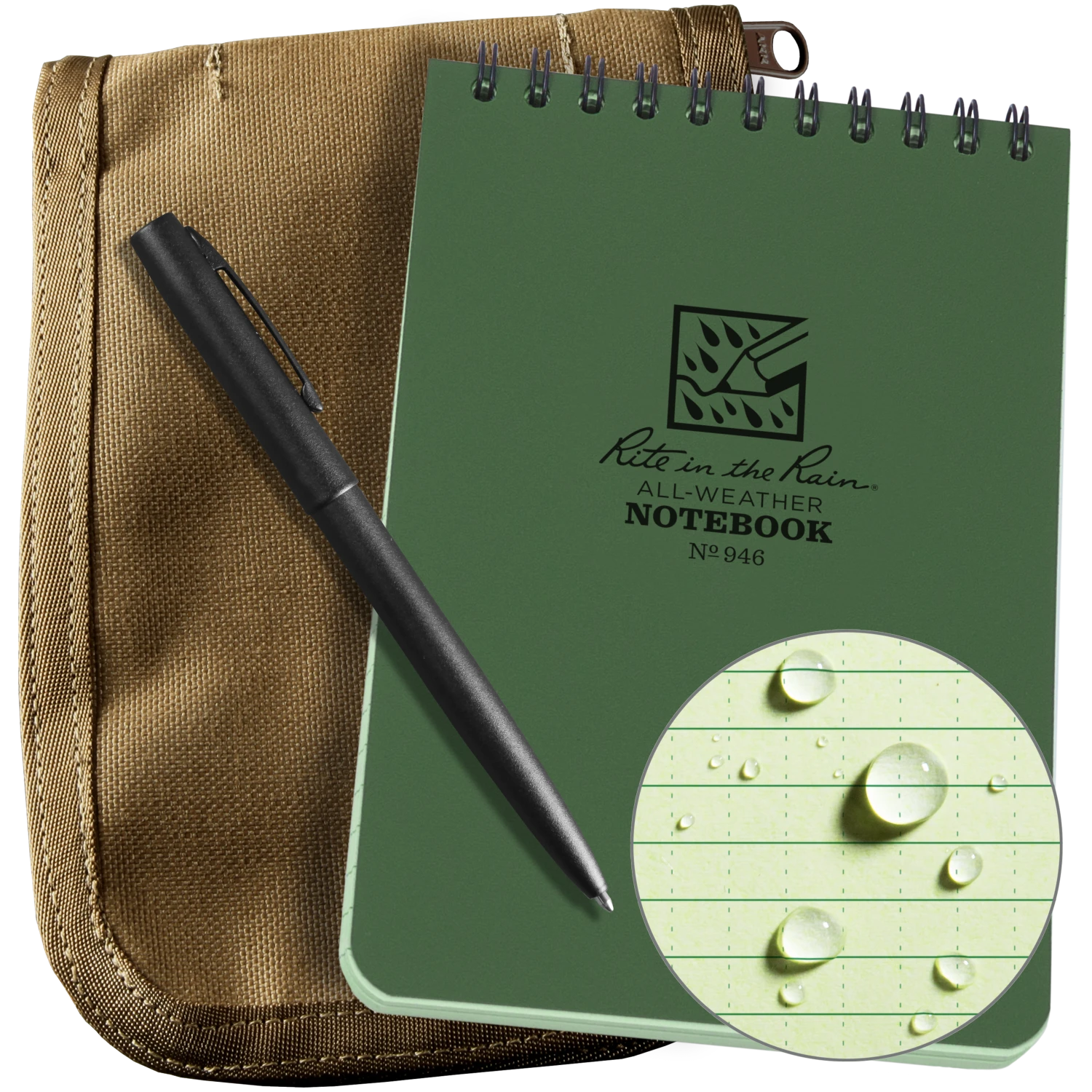 Rite In The Rain Weatherproof 4 In. X 6 In. Top Spiral Notebook Kit Books, Binders & Notepads 1 Rite In The Rain Weatherproof 4 In. X 6 In. Top Spiral Notebook Kit Books, Binders & Notepads