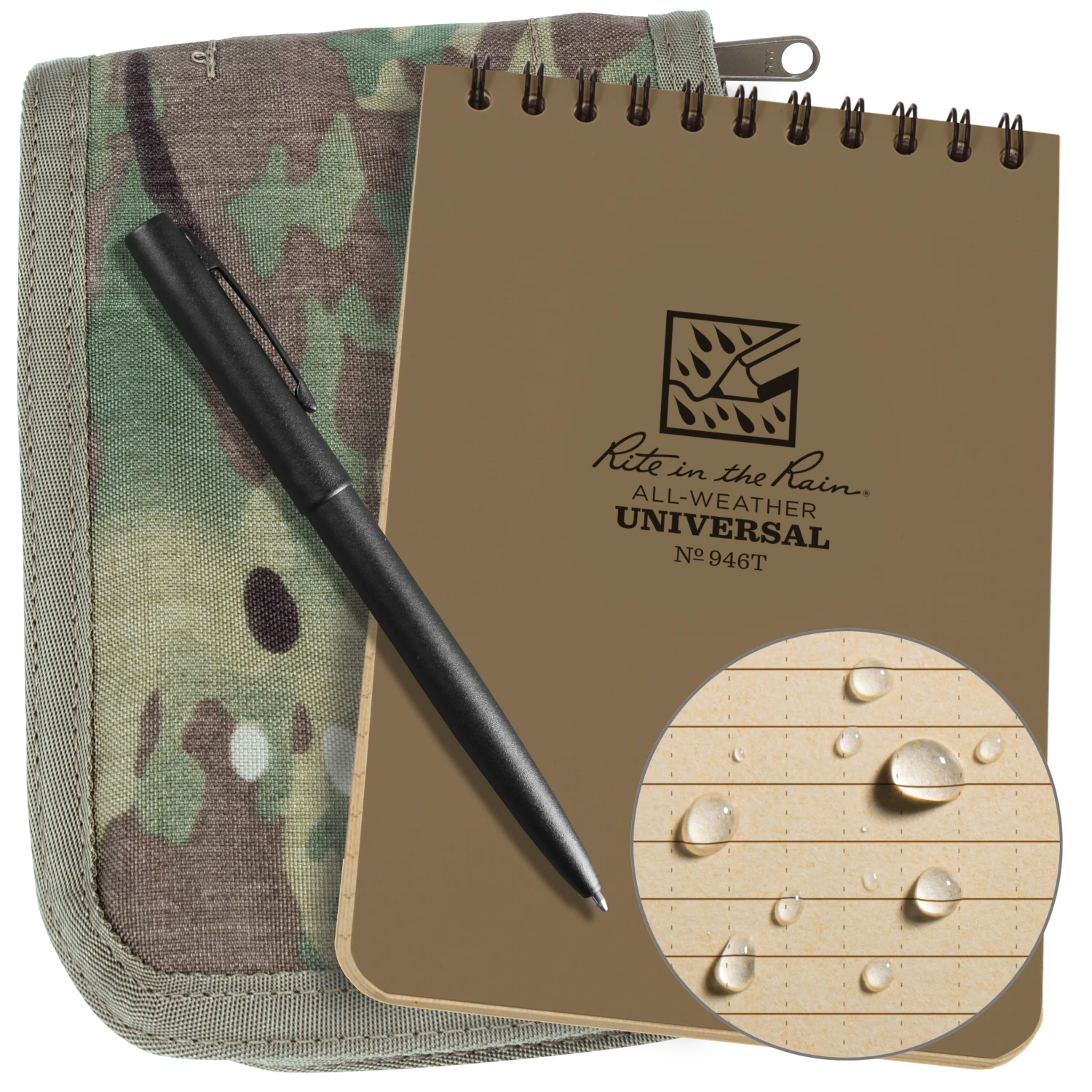 Rite In The Rain Weatherproof 4 In. X 6 In. Top Spiral Notebook Kit Books, Binders & Notepads 2 Rite In The Rain Weatherproof 4 In. X 6 In. Top Spiral Notebook Kit Books, Binders & Notepads