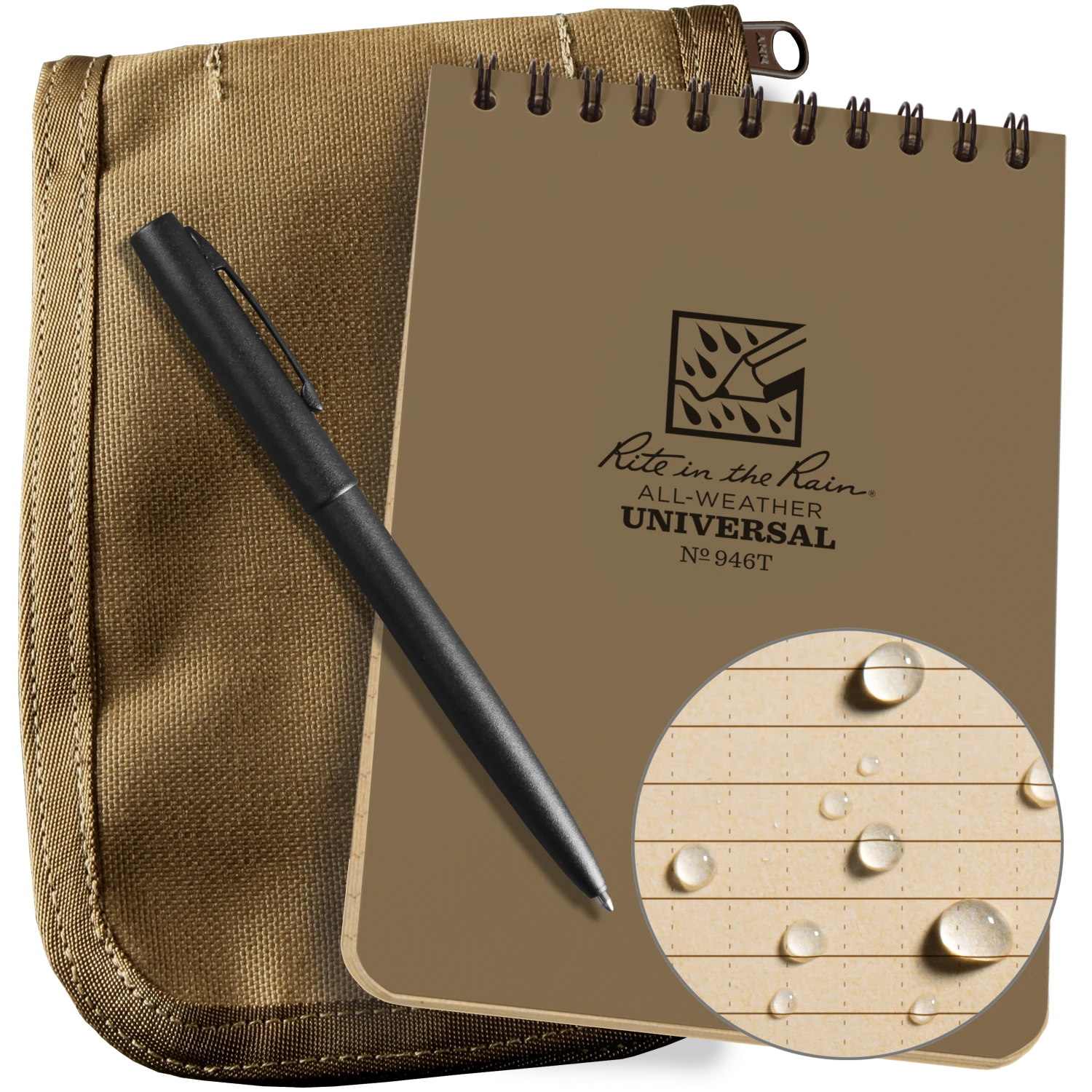 Rite In The Rain Weatherproof 4 In. X 6 In. Top Spiral Notebook Kit Books, Binders & Notepads 3 Rite In The Rain Weatherproof 4 In. X 6 In. Top Spiral Notebook Kit Books, Binders & Notepads