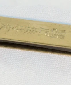 Gyokucho Blue Paper Steel HIGO Knife (120mm) Brass Handle