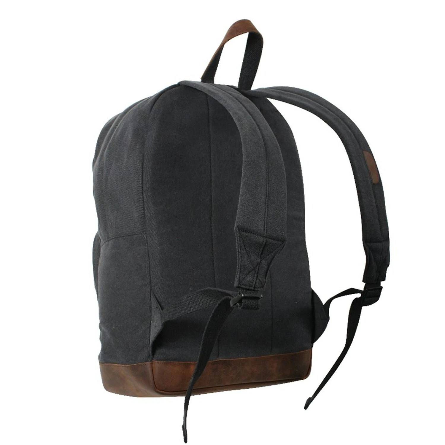 Rothco Vintage Canvas Teardrop Backpack With Leather Accents 3 Rothco Vintage Canvas Teardrop Backpack With Leather Accents