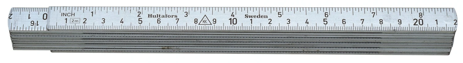 Hultafors Aluminium Folding Rule A61 — 2m, 10 Sections 1 Hultafors Aluminium Folding Rule A61 — 2m, 10 Sections