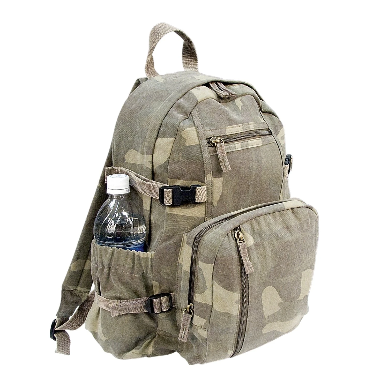 Rothco Vintage Canvas Compact Backpack Gear 3 Rothco Vintage Canvas Compact Backpack Gear