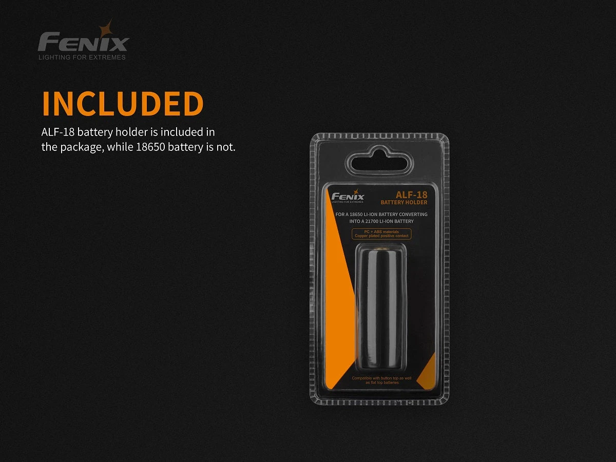FENIX ALF-18 BATTERY HOLDER 5 FENIX ALF-18 BATTERY HOLDER