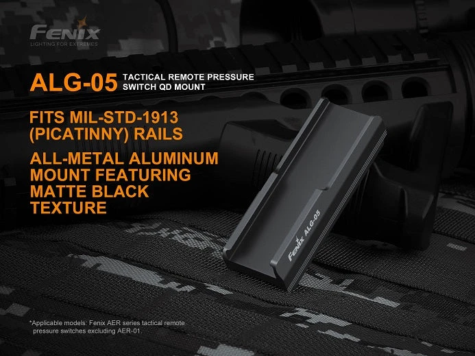 Fenix Lights Fenix ALG-05 Tactical Remote Pressure Switch Mount 4 Fenix Lights Fenix ALG-05 Tactical Remote Pressure Switch Mount