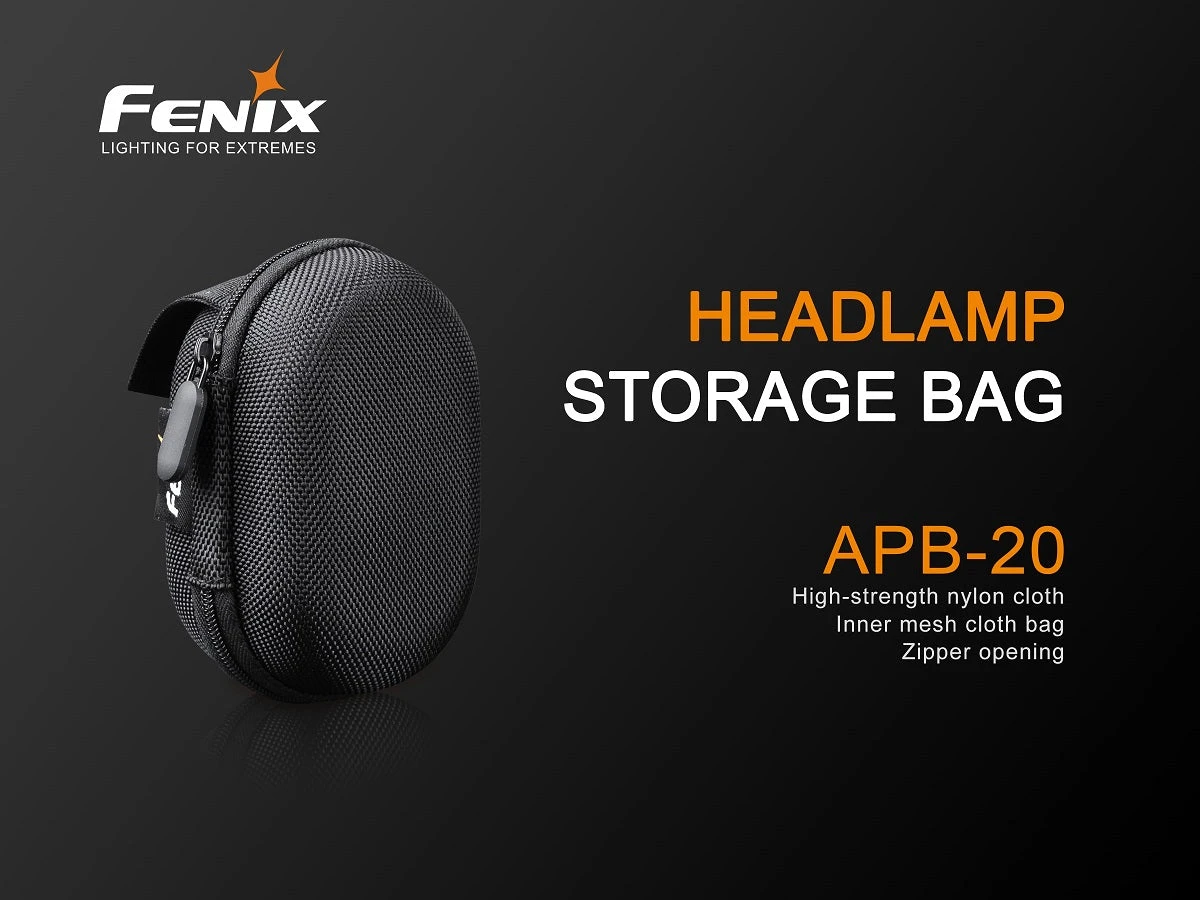 FENIX APB-20 HEADLAMP STORAGE BAG Fenix Lights 3 FENIX APB-20 HEADLAMP STORAGE BAG Fenix Lights