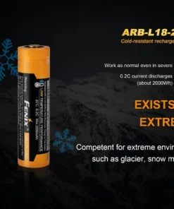 Fenix Lights FENIX ARB-L18 2900L COLD RESISTANT RECHARGEABLE 18650 BATTERY 11 Fenix Lights FENIX ARB-L18 2900L COLD RESISTANT RECHARGEABLE 18650 BATTERY