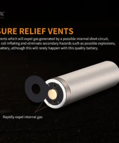 FENIX ARB-L21 4000P HIGH DRAW 21700 LI-ION RECHARGEABLE BATTERY Fenix Lights