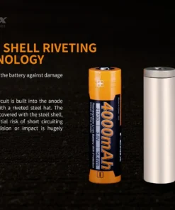FENIX ARB-L21 4000P HIGH DRAW 21700 LI-ION RECHARGEABLE BATTERY Fenix Lights