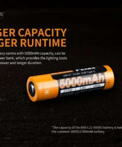 Fenix Lights FENIX ARB-L21 5000U 21700 LI-ION RECHARGEABLE BATTERY 14 Fenix Lights FENIX ARB-L21 5000U 21700 LI-ION RECHARGEABLE BATTERY