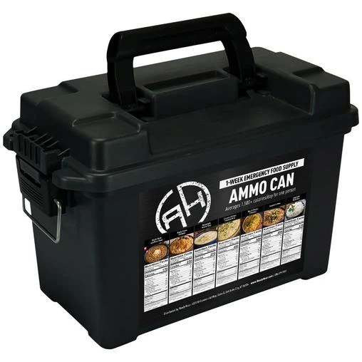 Ready Hour 1-Week Food Supply Ammo Can 2 Ready Hour 1-Week Food Supply Ammo Can
