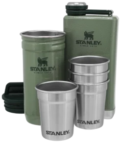 STANLEY ADVENTURE PRE-PARTY SHOT GLASS + FLASK SET Insulated Bottles & Tumblers