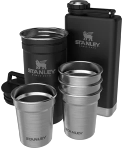 STANLEY ADVENTURE PRE-PARTY SHOT GLASS + FLASK SET Insulated Bottles & Tumblers