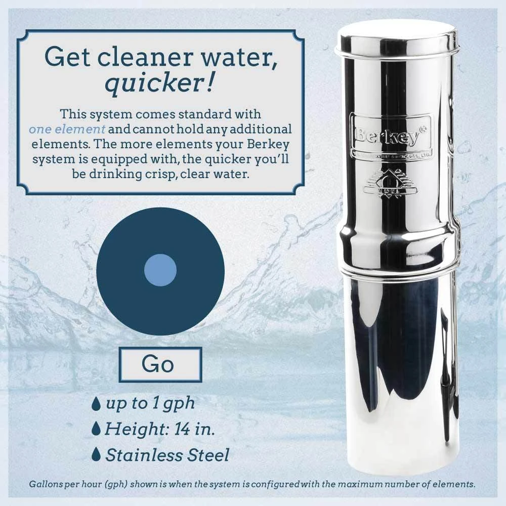 Go Berkey Water Filter Kit 2 Go Berkey Water Filter Kit