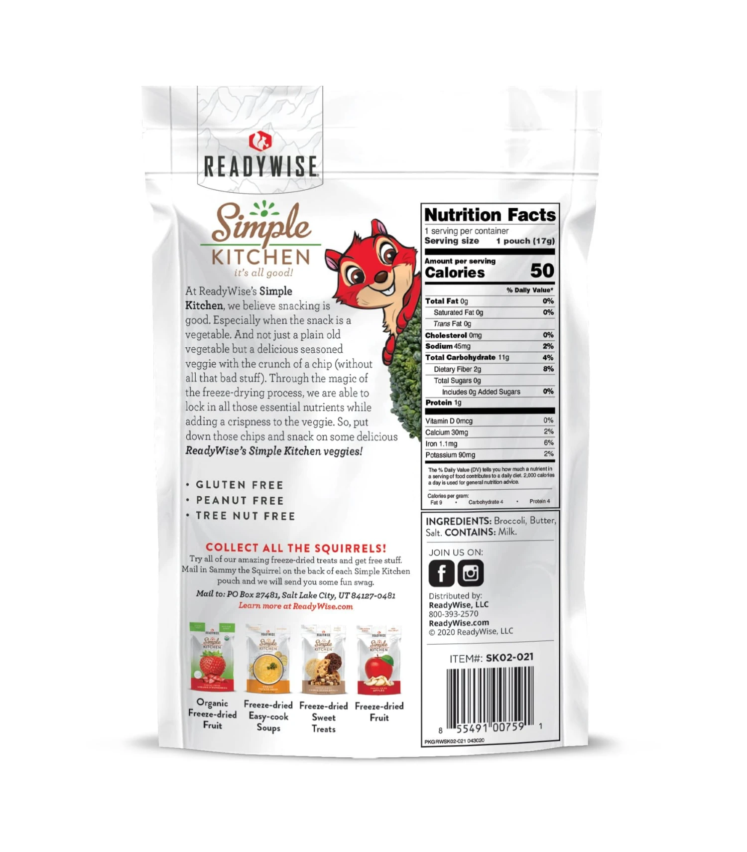 ReadyWise Simple Kitchen Buttered Broccoli - 6 Pack 3 ReadyWise Simple Kitchen Buttered Broccoli - 6 Pack