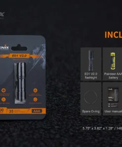 Fenix E01 V2.0 100 Lumens AAA Flashlight Flashlights
