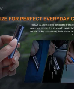 Fenix E01 V2.0 100 Lumens AAA Flashlight Flashlights