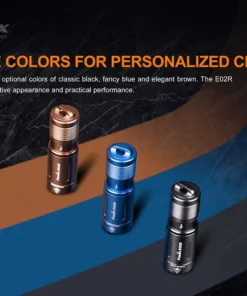 Fenix E02R Rechargeable 200 Lumen Keychain Light 18 Fenix E02R Rechargeable 200 Lumen Keychain Light