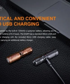 Fenix E02R Rechargeable 200 Lumen Keychain Light 19 Fenix E02R Rechargeable 200 Lumen Keychain Light