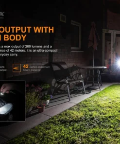 FENIX E03R 260 LUMENS KEYCHAIN FLASHLIGHT Flashlights