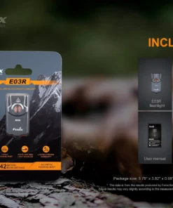 FENIX E03R 260 LUMENS KEYCHAIN FLASHLIGHT Flashlights