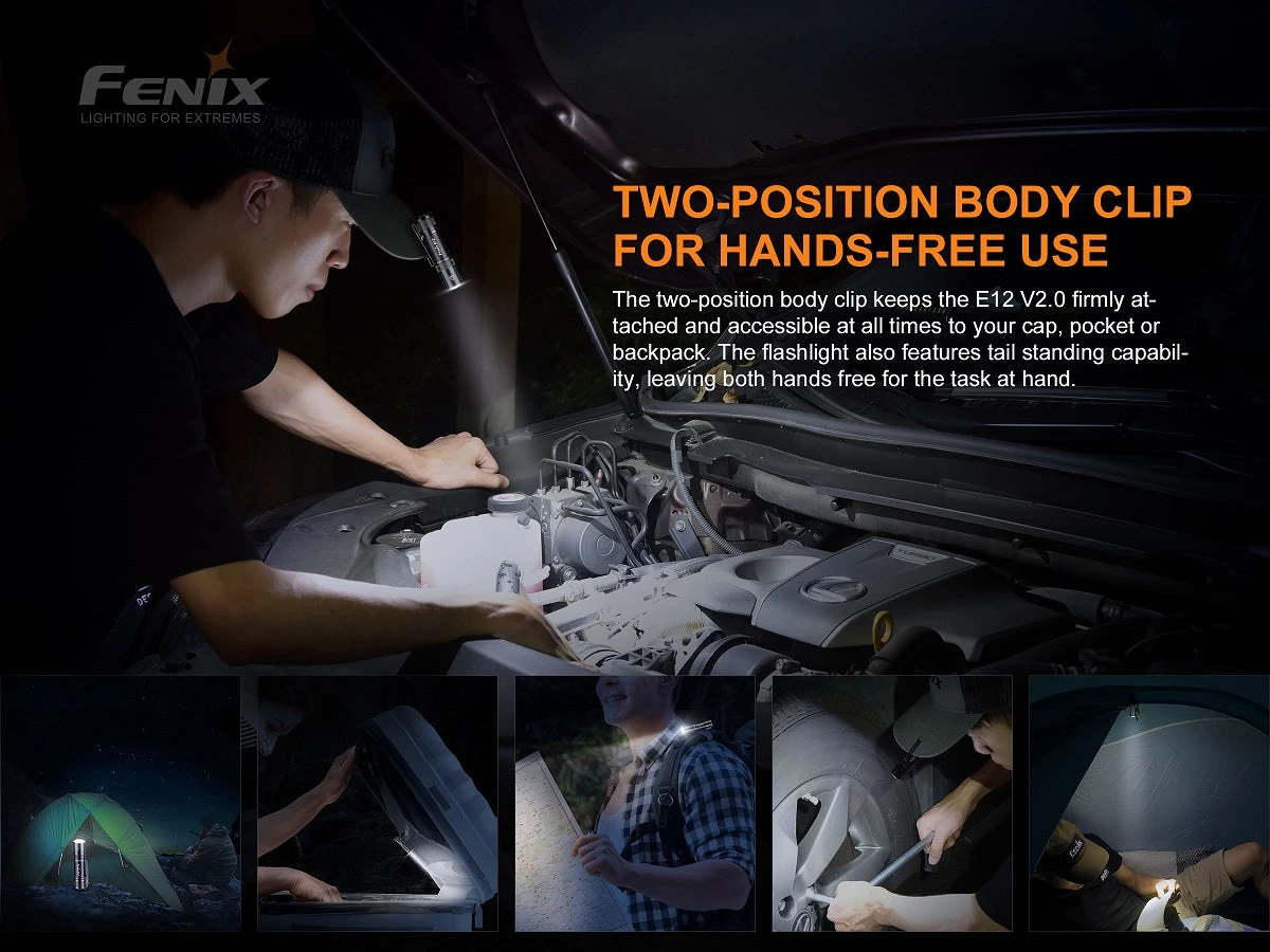 FENIX E12 V2.0 160 LUMENS AA EDC FLASHLIGHT 10 FENIX E12 V2.0 160 LUMENS AA EDC FLASHLIGHT