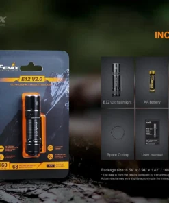 FENIX E12 V2.0 160 LUMENS AA EDC FLASHLIGHT 29 FENIX E12 V2.0 160 LUMENS AA EDC FLASHLIGHT