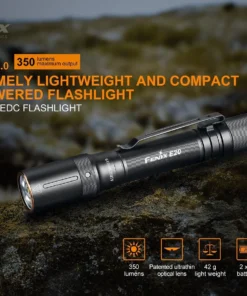 Flashlights FENIX E20 V2.0 350 LUMENS EDC FLASHLIGHT 29 Flashlights FENIX E20 V2.0 350 LUMENS EDC FLASHLIGHT