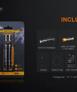 Flashlights FENIX E35 V3.0 3000 LUMENS RECHARGEABLE FLASHLIGHT 30 Flashlights FENIX E35 V3.0 3000 LUMENS RECHARGEABLE FLASHLIGHT