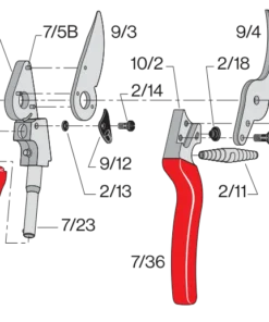 FELCO 10 Left-Handed Ergonomic Pruning Shear